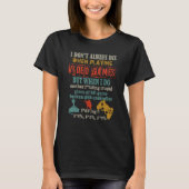 I Don't Always Die When Playing Video Games Boys M T-Shirt (Vorderseite)