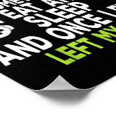 I Don't Always Play Video Games Funny Gamer Gift B Poster (Ecke)