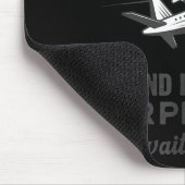 I Don't Always Stop And Look At Airplanes Novelty  Mousepad (Ecke)