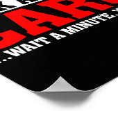 I Don't Always Talk About - Funny Car Lover Poster (Ecke)