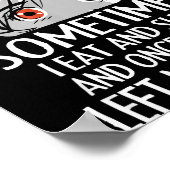 I Don't Always Watch Anime Shirts Cute Anime Girl  Poster (Ecke)