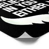 I Don't Believe In You Either Funny Santa Christma Poster (Ecke)