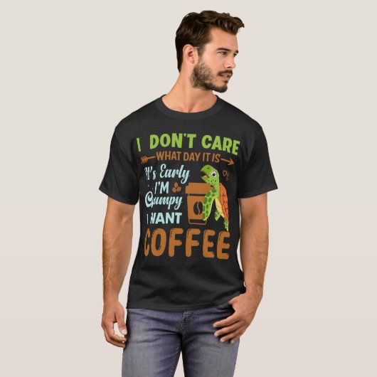 I-dont-care-Turtle-T - Shirt (Vorne ganz)