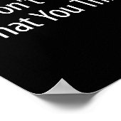 I Don't Care What You Think -  Poster (Ecke)