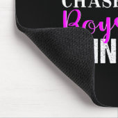I Don't Chase Boys I N Them _ Wrestling Girls  Mousepad (Ecke)