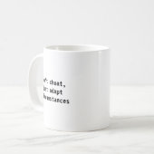 I Dont Cheat  Kaffeetasse (Vorderseite Links)