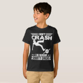 I Don't Crash I Do Random Onewheel Gravity Checks  T-Shirt (Vorne ganz)