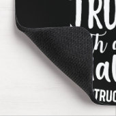 I Don't Curse I Speak Fluent Trucker With A Sailor Mousepad (Ecke)