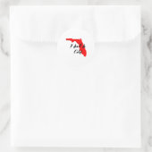 I Dont Do Cold Funny Florida Winter Snowbird Runder Aufkleber (Tasche)