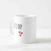 I Don't Do Matching Hearts Valentines Day Couples  Kaffeetasse (Vorderseite Links)