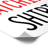 I Don't Do Matching Hearts Valentines Day Couples  Poster (Ecke)