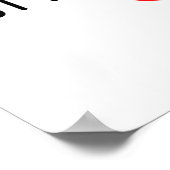 I Don't Do Matching Hearts Valentines Day Couples  Poster (Ecke)