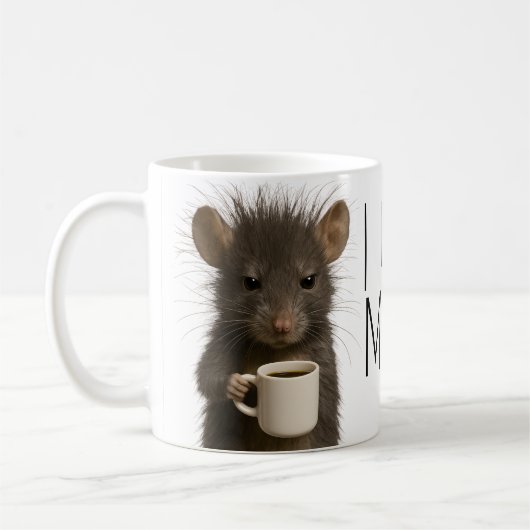 I don't do mornings funny mouse caffeine kaffeetasse (Links)