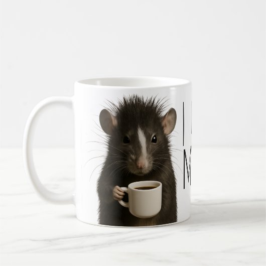 I don't do mornings funny rat caffeine kaffeetasse (Links)