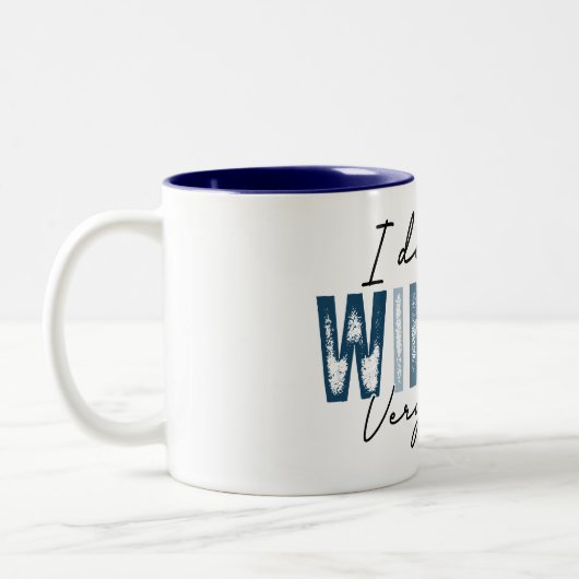 I Don't Do Winter Very Well Zweifarbige Tasse (Links)