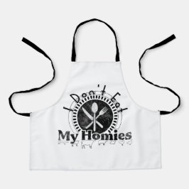 I don't eat my homies, funny vegan schürze