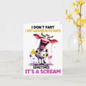 I Don't Fart I Just Whisper In My Pants It's A Scr Karte (Gelbe Blume)