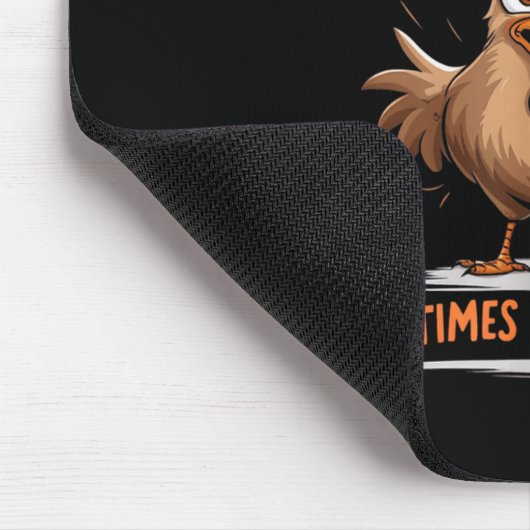 I Don't Fart I Whisper In My Pants - Funny Chicken Mousepad (Ecke)