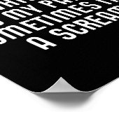 I Don't Fart I Whisper Into My Panties Funny Poster (Ecke)