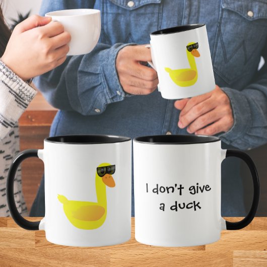 I don't give a Duck Humor Tasse