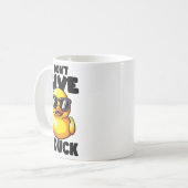 I Don't Give A Duck Lover Funny Duck Owner Rude I  Kaffeetasse (Vorderseite Links)