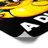 I Don't Give A Duck Lover Funny Duck Owner Rude I  Poster (Ecke)