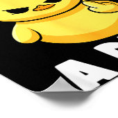 I Don't Give A Duck Lover Funny Duck Owner Rude I  Poster (Ecke)