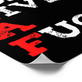 I Don't Give A For  Poster (Ecke)