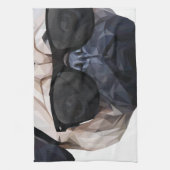 I Don't Give a Pug Küchentuch (Vertikal)