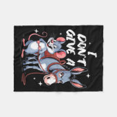 I Don't Give A Rats Mouse & Funny Fleecedecke (Vorderseite (Horizontal))