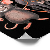 I Dont Give A Rats Mouse Donkey Funny Sarcastic An Poster (Ecke)