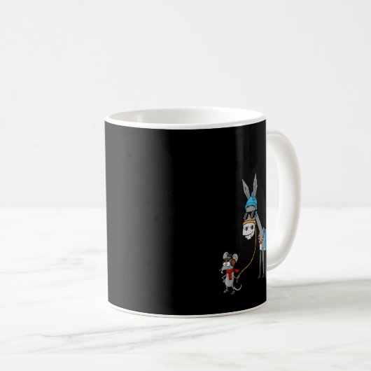 I Don't Give A Rats S Azz Mouse Funny Animal Kaffeetasse (VorderseiteRechts)