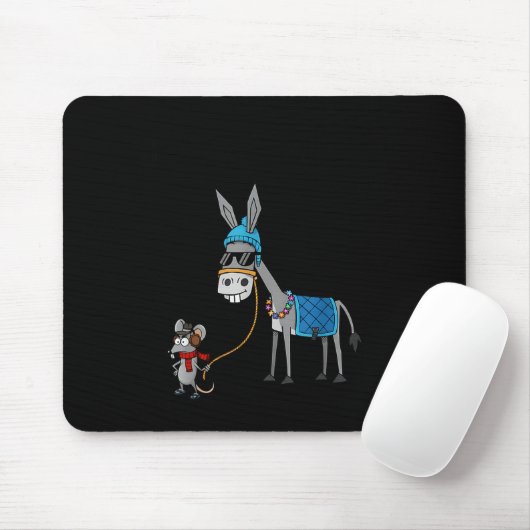 I Don't Give A Rats S Azz Mouse Funny Animal  Mousepad (Mit Mouse)