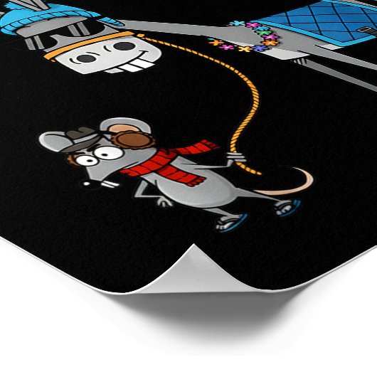 I Don't Give A Rats S Azz Mouse Funny Animal  Poster (Ecke)