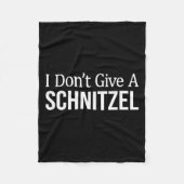 I Don't Give A Schnitzel - Fleecedecke (Vorderseite)
