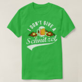 I Dont Give a Schnitzel Oktoberfest Bierfestival T-Shirt (Design vorne)