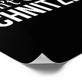 I Don't Give A Schnitzel -  Poster (Ecke)