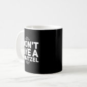 I Don't Give A Schnitzel Shirt Funny German Tee Kaffeetasse (Vorderseite Links)