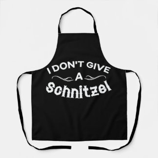 I Dont Give a Schnitzel Tshirt Schürze
