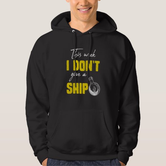 I don't give a ship cruise vacation spring break hoodie (Vorderseite)