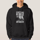 I Don't Hate People Honey Badgers For Honey Badger Hoodie (Vorderseite)