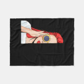 I Don't Have An Attitude Problem I Just Have A Red Fleecedecke (Vorderseite (Horizontal))