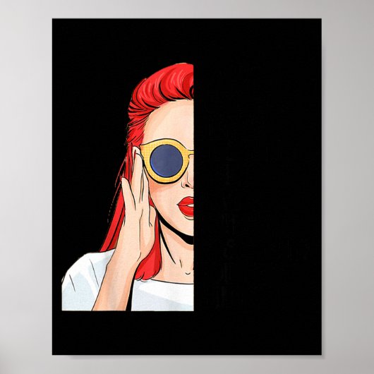 I Don't Have An Attitude Problem I Just Have A Red Poster (Vorne)