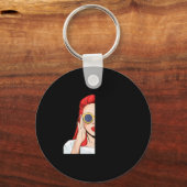 I Don't Have An Attitude Problem I Just Have A Red Schlüsselanhänger (Vorderseite)