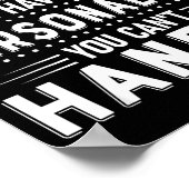 I Don't Have Attitude I've Got A Ity You Cant Hand Poster (Ecke)