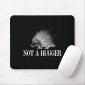 I Don't Hug Apparel Funny Introvert Rcune Tee - Un Mousepad (Mit Mouse)