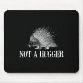 I Don't Hug Apparel Funny Introvert Rcune Tee - Un Mousepad (Vorne)