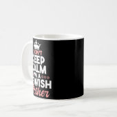 I Don't Keep Calm I'm A Jewish Mother - Jews Hebre Kaffeetasse (Vorderseite Links)