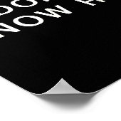 I Dont Know Him _ Funny Couples Matching Couple So Poster (Ecke)