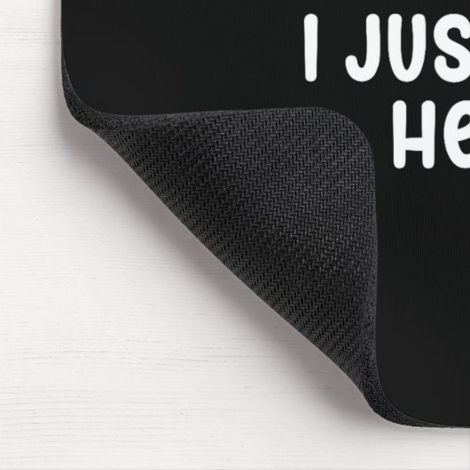 I Don't Know I Just Live Here, Sarcasm Joke Sarcas Mousepad (Ecke)